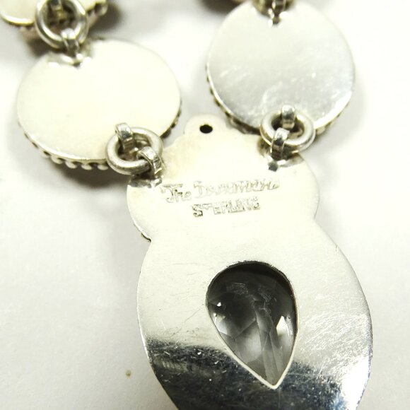 ECHO of the DREAMER Sterling Silver FW White MOP Pearls & Clear Quartz Necklace - Picture 11 of 11